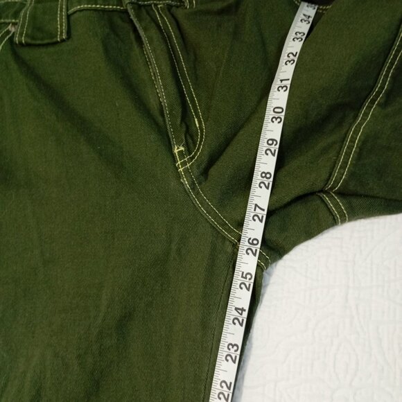 BDG Jogger Pants Green 100% Cotton With Pockets - Size 28 - Picture 10 of 12